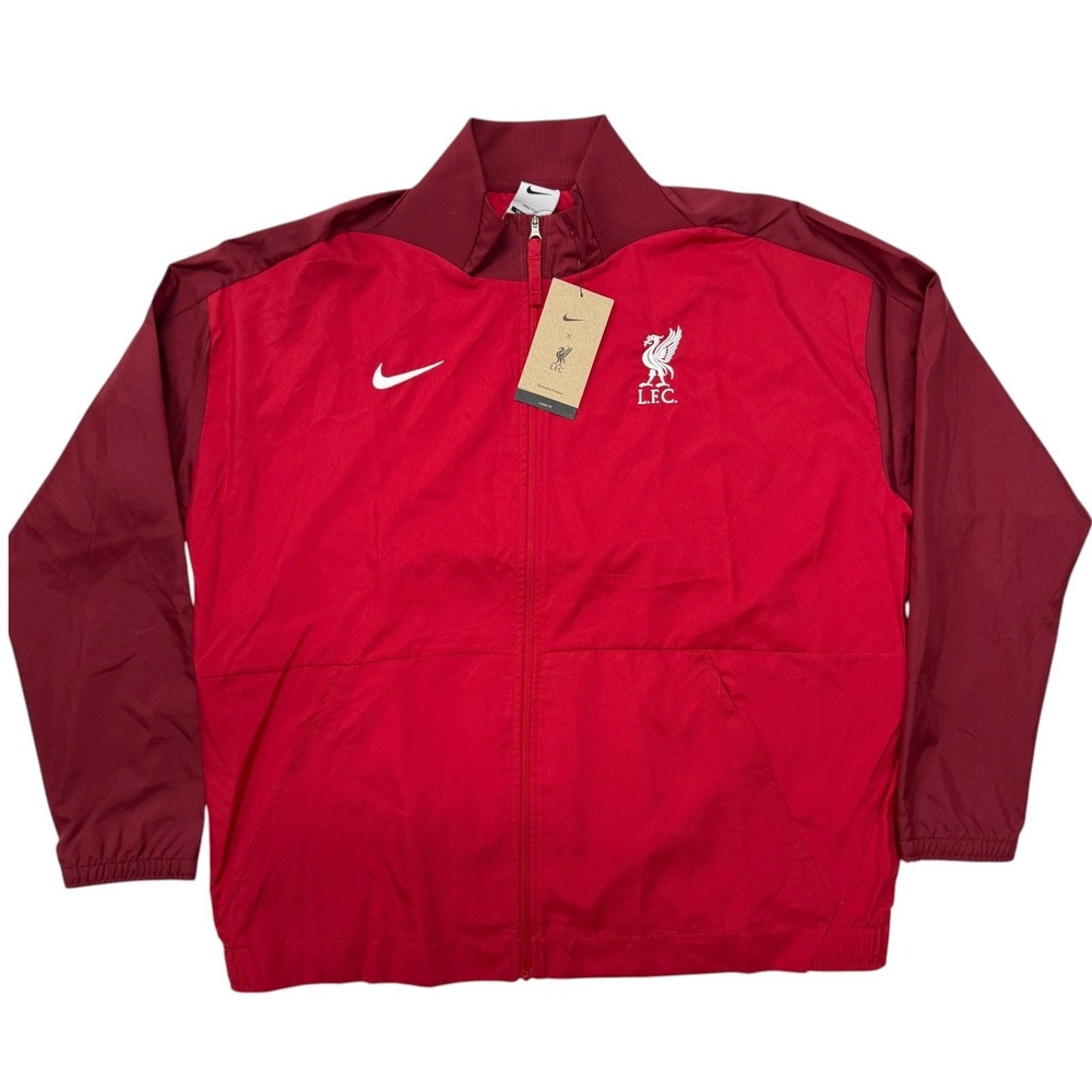 Nike‎ Liverpool FC Womens Dri-FIT Track Jacket Red Maroon DX3295-688 XL NWT LFC